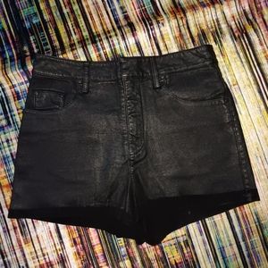 Insight leather shorts